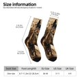 thumbnail image 2 of Susaid Musical Horse Vintage Collage Print Men's Moisture Wicking Cushioned Crew Work Boot Socks Suitable for Size 36-45, 2 of 6