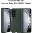 thumbnail image 2 of Case for Samsung Galaxy Z Fold 5 (2023) with Built-in Cover Screen Protector & Hinge Protection, Slim Hard PC + PU Protective Phone Case for Galaxy Z Fold5 5G - Green, 2 of 14