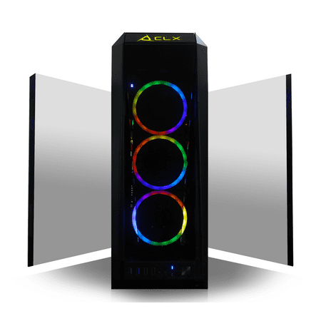 CLX SET Gaming Desktop -  Intel Core i9 10900X - 64GB Memory - NVIDIA GeForce RTX 3070 - 1TB NVMe SSD + 6TB HDD - Black