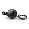 thumbnail image 3 of Vintage Pumpkin Red Rear Taillight Brake Stop Light For Cafe Racer Black, 3 of 6