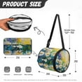 thumbnail image 7 of ZIATUBLE Daisy Paper Towel Dispenser Oil Painting Travel Hanging Tissue Box Dustproof Camping Toilet Paper Holder with Adjustable Strap Paper Dust Cover Storage Bag Home Decor, 7 of 7