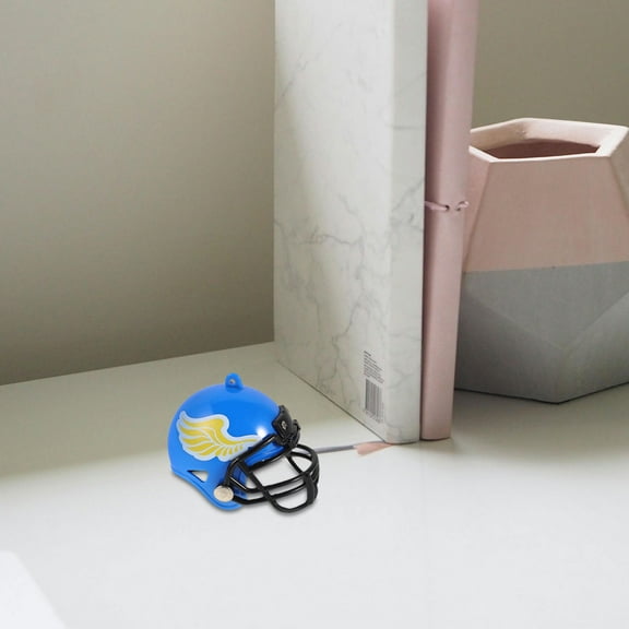 WHAMVOX Mini Helmet Memorabilia Realistic Mini Helmet Model Ideal For Collectors And Display Unique For Football And Hockey Lovers