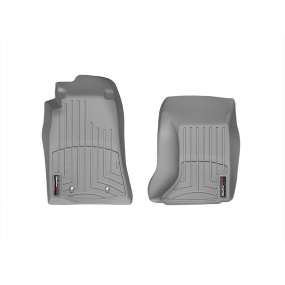 WeatherTech Custom Fit FloorLiners compatible with 2006-2015 Mazda MX-5 Miata - 1st Row (Driver & Passenger), Grey