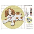 thumbnail image 2 of Latch Hook Rug Making DIY Tools Kit for Home Decor Dog Teddy Bear On Moon Flower Latch Hook Carpet Kits with Crochet Crochet 50x50cm, 2 of 8