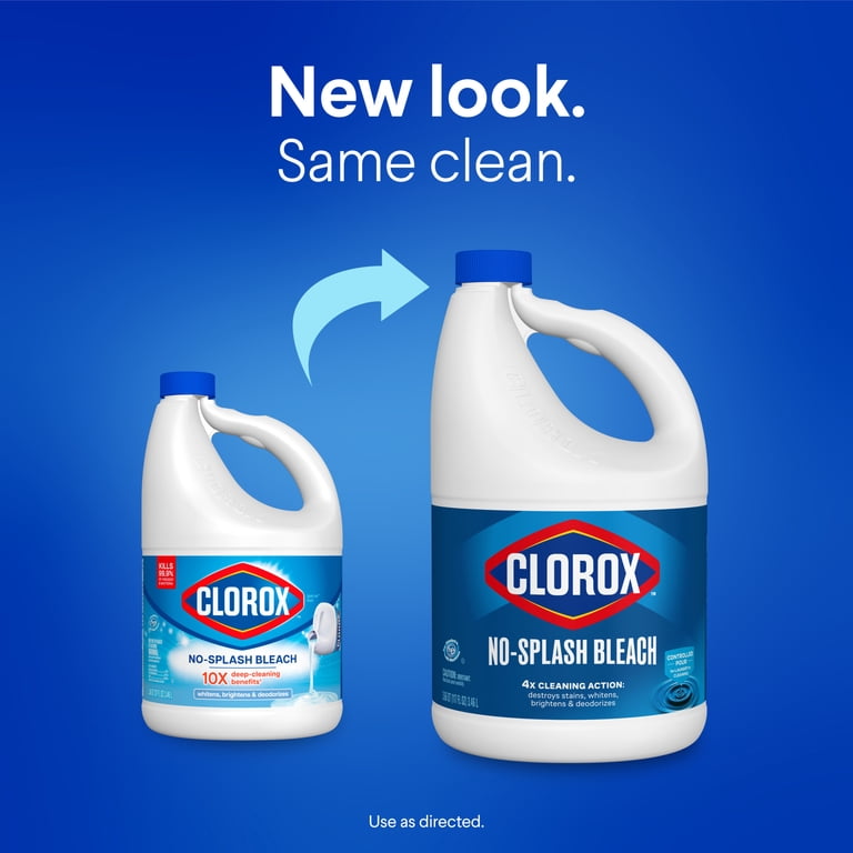 Clorox Splash-Less Concentrated Disinfecting Bleach for Laundry