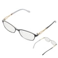 thumbnail image 4 of Blue Light Blocking Glasses Reading Eyeglasses Comfortable Nose Pads Black Gray Spring Hinge High Light Transmittance for Senior for Gaming for Reading, 4 of 8