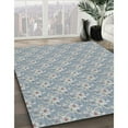 thumbnail image 2 of Ahgly Company Indoor Round Patterned Blue Novelty Area Rugs, 7' Round, 2 of 6