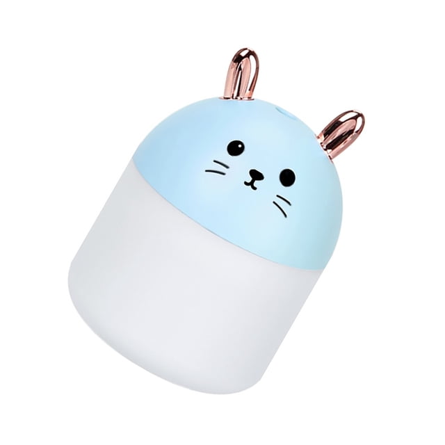 Humidificador de aire Naiovety difusor recargable generador de niebla luz nocturna Azul