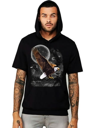 Eagles short shop sleeve hoodie
