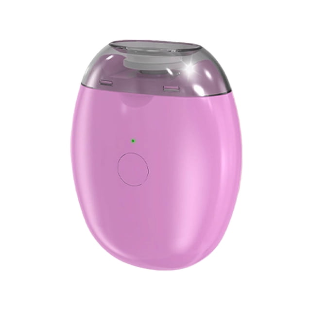 Smart Fingernail Grinder Quiet Smart Nail Trimmer Automatic Fingernail Grinder With LED Light & 3 Speed Settings Automatic Nail Trimming For Kids Adults-B