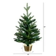 thumbnail image 4 of Nearly Natural Pre-Lit Artificial Classic Christmas Tree - 2' - Warm White LED Lights, 4 of 4