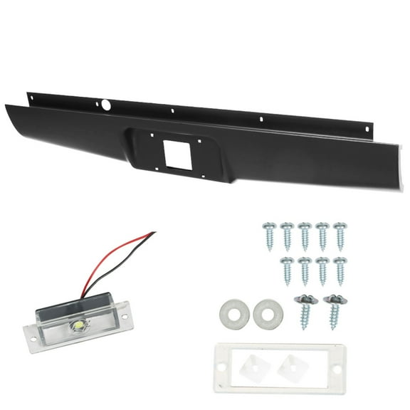 Rear Steel Bumper Roll Pan Fleetside Replacement for Colorado Canyon 2004-2012