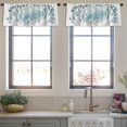 thumbnail image 3 of LALILO Kitchen Curtain Valance Art Landscape Rod Pocket Window Curtain 52"x 18" Set of 2, 3 of 7