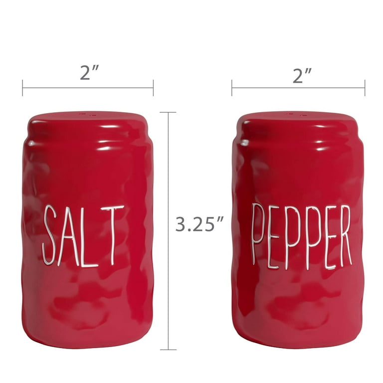 Barnyard Designs Salt and Pepper Shaker Set, Ceramic, Novelty