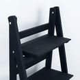 thumbnail image 3 of LINJH  Merchants Distressed Ladder Shelf - Rustic Leaning Bookshelf for Home Decor (Navy), 3 of 5