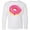 AA-White, variant on Inktastic Pink Donut with Sprinkles Long Sleeve Youth T-Shirt