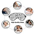 thumbnail image 7 of Disketp Black Footprints Print Sleep Mask-Eye Mask for Sleeping,Comfortable & Super Soft Eye Mask with Adjustable Strap,Travel Eye Mask, 7 of 7