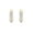 Yellow, variant on Fireborn Round-Shaped Diamond, Sterling Silver Earrings for Women, 1 CTW, 2.49 g, 14K White Gold