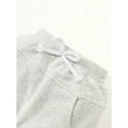 thumbnail image 5 of Newborn Baby Boy Clothes Solid Color Gray Round Neck Top and Pants Set 2PCs Infant Fall Summer Outfits, 5 of 5