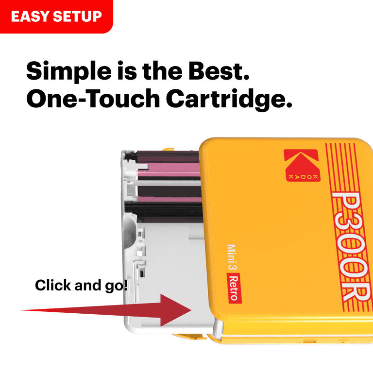 KODAK Mini 3 Retro Portable Photo Printer For iPhone & Android
