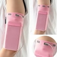 thumbnail image 2 of Phone Arm Band Gym Phone Holder Phone Arm Case Running Band for Running Riding Walking Hiking Arm Bag Cellphone Pouch, 2 of 8