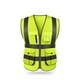 thumbnail image 1 of 1 Pieza Chaleco Reflectante Ropa de Trabajo de Seguridad Chaleco Fluorescente Amarillo Xxl Eccomum VM-1002, 1 of 7