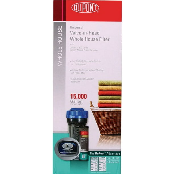 DuPont Universal ValveInHead Whole House Filtration System PF38001C
