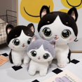 thumbnail image 5 of 2 tamaños de juguetes de peluche de gatos tiernos de la serie Healing Cats que brindan calidez y tranquilidad para los regalos de compañía de los niños., 5 of 5