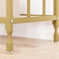 thumbnail image 4 of EastVita Console Table - Glass Shelf, Metal Frame, 33.5” Behind Couch Table Industrial Hallway Table for Living Room, Foyer, Bedroom,Console Sofa Table, 4 of 6