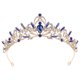 thumbnail image 1 of KAKOWELY Tiara de diamantes de imitación, corona, diadema nupcial, tocado de novia para boda, tiara de banquete, 1 of 4