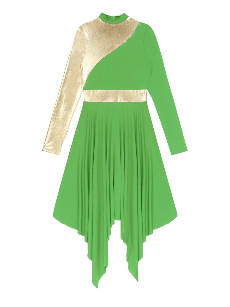 MSemis Women's Praise Dance Dress Worship Lyrical Dance Costume Light Green XL - Walmart.com MSemis Women's Praise Dance Dress Worship Lyrical Dance Costume Light Green XL - Walmart.com