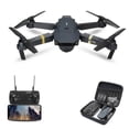 thumbnail image 2 of HOSHI Eachine E58 Dron de bolsillo Selfie Dron 720P WIFI FPV Drone con cámara HD gran angular Modo de retención alta Cuadricóptero RC plegable oso de fresa Hogar, 2 of 6