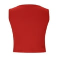 thumbnail image 6 of ylioge Womens Tank Tops Sleeveless Square-Neck Camisoles Ladies Trendy Solid Color Stretchy Slim Pullover Basic Going-Out Streetwear Vests Top, 6 of 7