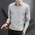 thumbnail image 3 of Ropa Hombre Rayas Tops Camisas Y Blusas Rojas Para Hombre Negocios Slim Fit Manga Larga Xxl 2025 Novedades En Moda 2024 Social SI, 3 of 5