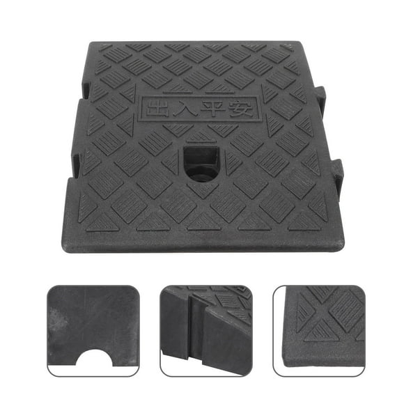 GARVALON 10Set Triangular Ramps for Scooters and Trailer Tire Change 10.6x10.2x2.8in