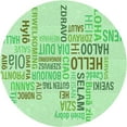 thumbnail image 1 of Ahgly Company Machine Washable Indoor Round Transitional Light Green Area Rugs, 6' Round, 1 of 7