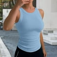 thumbnail image 2 of Tank Tops for Women,Trim Backless Vest for Summer Outings Stylish Casual Wear,Tank Top for Women,Z04 Blue,L, 2 of 4