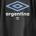 thumbnail image 3 of Umbro Kids Argentina Diamond Logo T Shirt (Black, XS-XL), 3 of 4