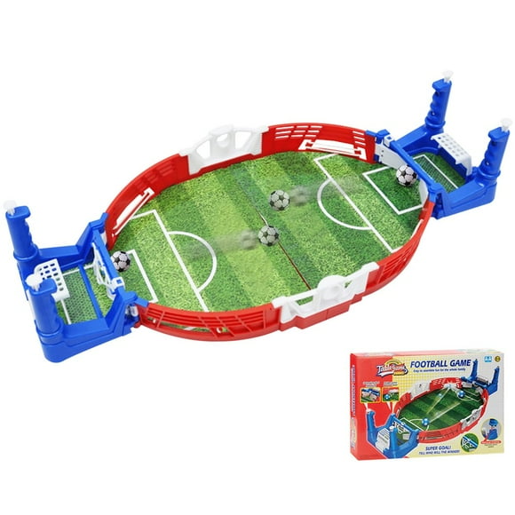 Mini Foosball Games Tabletop Football Game Set for Kids 2-Player Desktop Soccer Game Portable Parent-Child Interactive Table Top Toys Gift for Kids Adults Family Indoor Sports