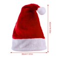 thumbnail image 3 of Classic Red Santa Hat for Adult Christmas Holiday Festive Party Celebration Accessory, 3 of 7