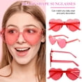 thumbnail image 3 of Gafas de Sol Geopty en Forma de Corazón Rosa para Mujeres x14 Pack, 3 of 7