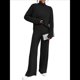 thumbnail image 3 of Conjuntos de 2 Piezas para Mujer para Otoño: Suéter de Punto de Viaje, Pantalones Anchos y Chándal para Estar en Casa. Negro L, 3 of 7