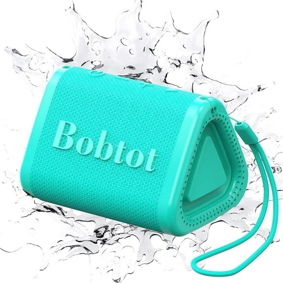 Portable Bluetooth Speaker with Stereo Sound, IPX7 Wireless Mini Bluetooth Speaker,Bluetooth 5.3 Long Playtime TWS Pairing,for Outdoor Indoor,Great Gift Choice（Green）