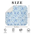 thumbnail image 4 of Pioneer Flower Floral Print Pattern Dish Drying Mat for Kitchen 1 Pack, Ultra Absorbent Microfiber Dishes Drainer Mats,16"x18", 4 of 6