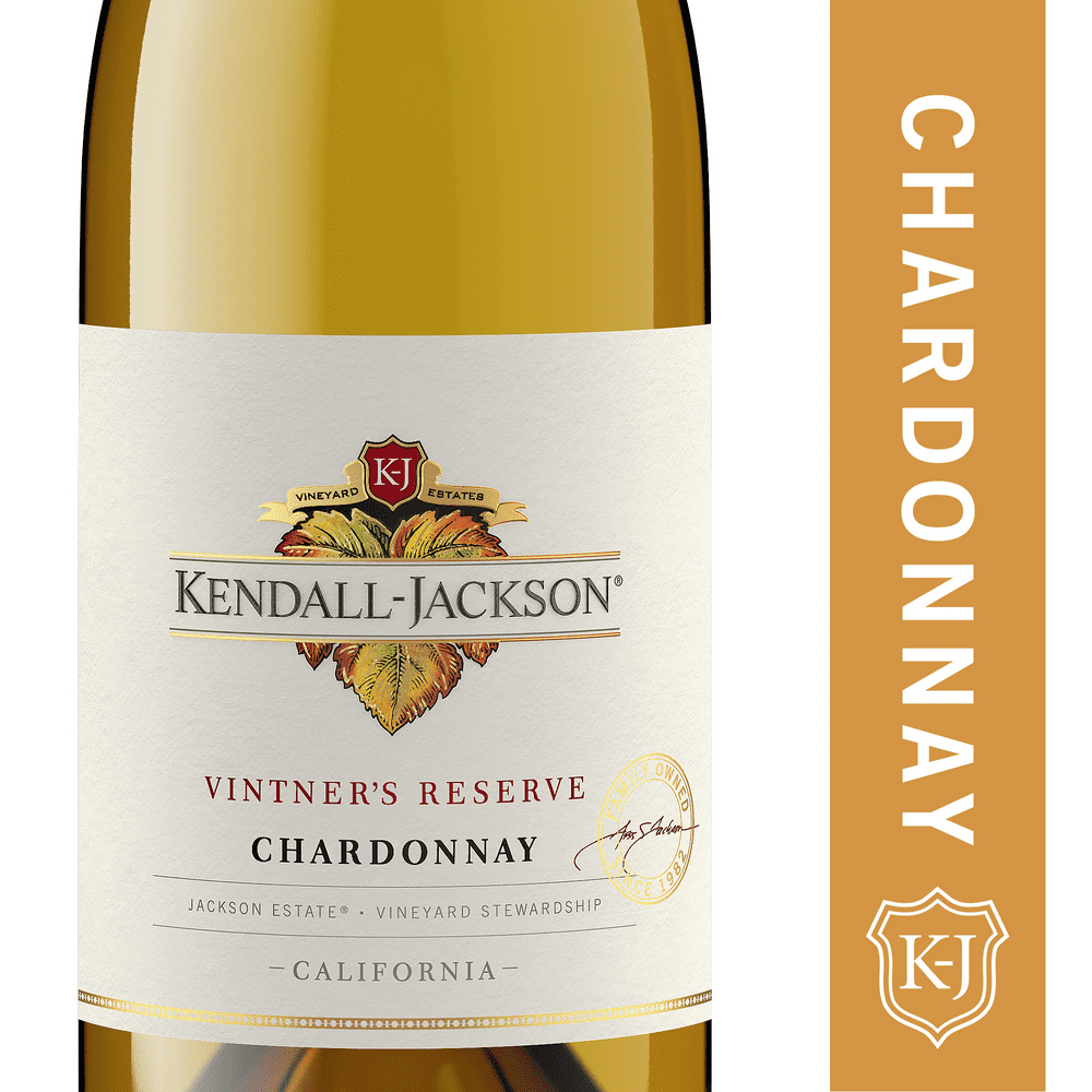 KendallJackson Vintner's Reserve Chardonnay White Wine, 750ml