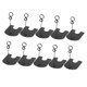 thumbnail image 5 of 10 piezas de soporte para número de mesa, soporte para tarjetas de lugar, soporte para letrero de mesa, clips para menú, producto Negro, 5 of 9