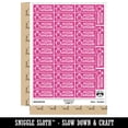 thumbnail image 2 of Missing Homework Penguin Teacher Student School Sticker Set - Hot Pink - Matte Finish - 1.5" Small, 2 of 7