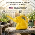 thumbnail image 3 of PMU 6 Pcs 2-Quart Elephant Watering Can – Durable Plastic Garden Watering Can for Indoor & Outdoor Plants, Easy-Pour Spout, Large Water Pot, Yellow, 3 of 9