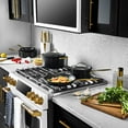thumbnail image 6 of Thyme & Table 12-Piece Ceramic Non-Stick Cookware Set in Black and Gold, Signature Collection, 6 of 21