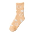 thumbnail image 3 of Warm & Cozy Valentines Gifts for Women, Fluffy Fuzzy Plush Sleeping Slipper Socks - Soft Warm Fabric Beige One Size, 3 of 5